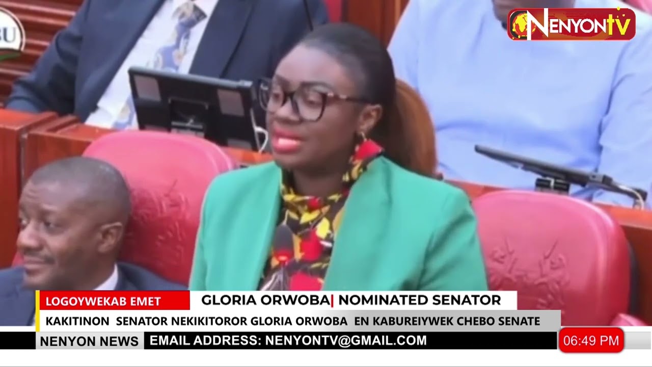 NOMINATED SENATOR GLORIA ORWOBA SUSPENDED FROM THE SENATE