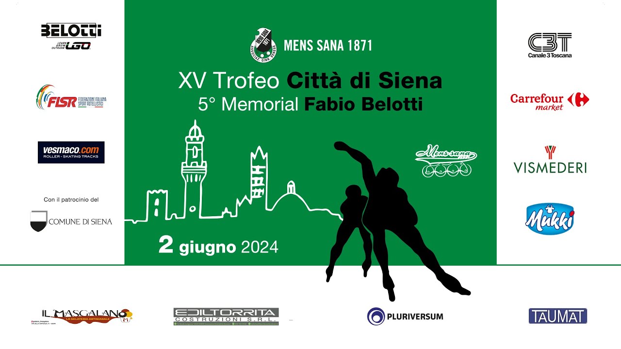 XV Trofeo Città di Siena,  2 Giugno 2024, Pattinodromo Acquacalda