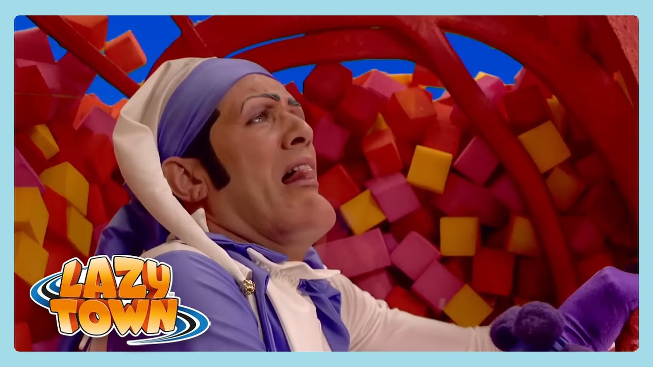 El plan perezoso de Robbie Rotten sale mal | Lazy Town | Wildbrain Niños