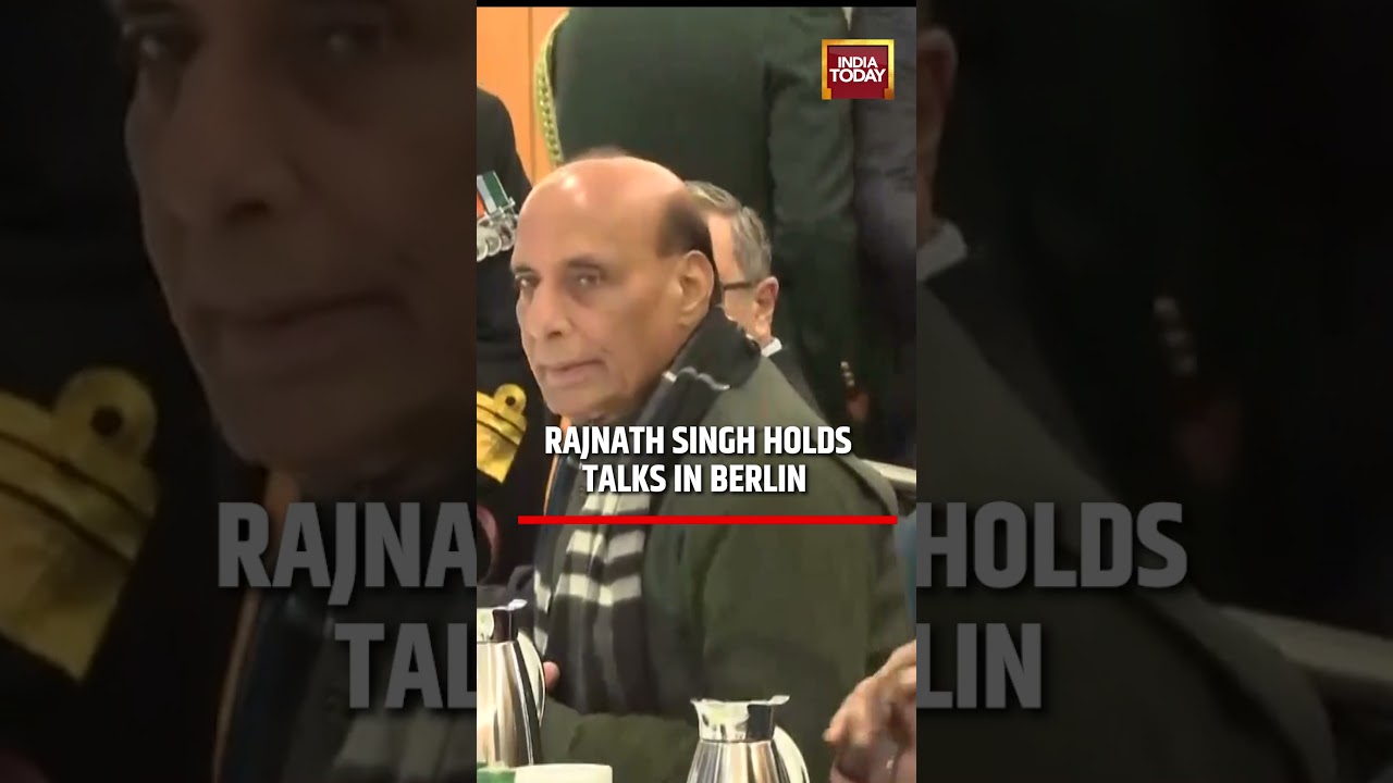 Rajnath Singh Meets Boris Pistorius In Berlin #rajnathsingh #berlin #breakingnews
