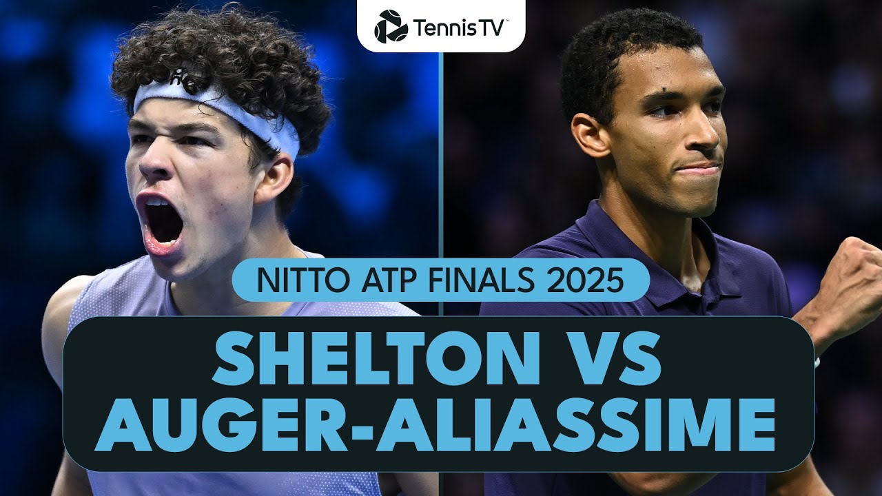 Ben Shelton Faces Felix Auger-Aliassime ⚔️ | Nitto ATP Finals 2025 Highlights