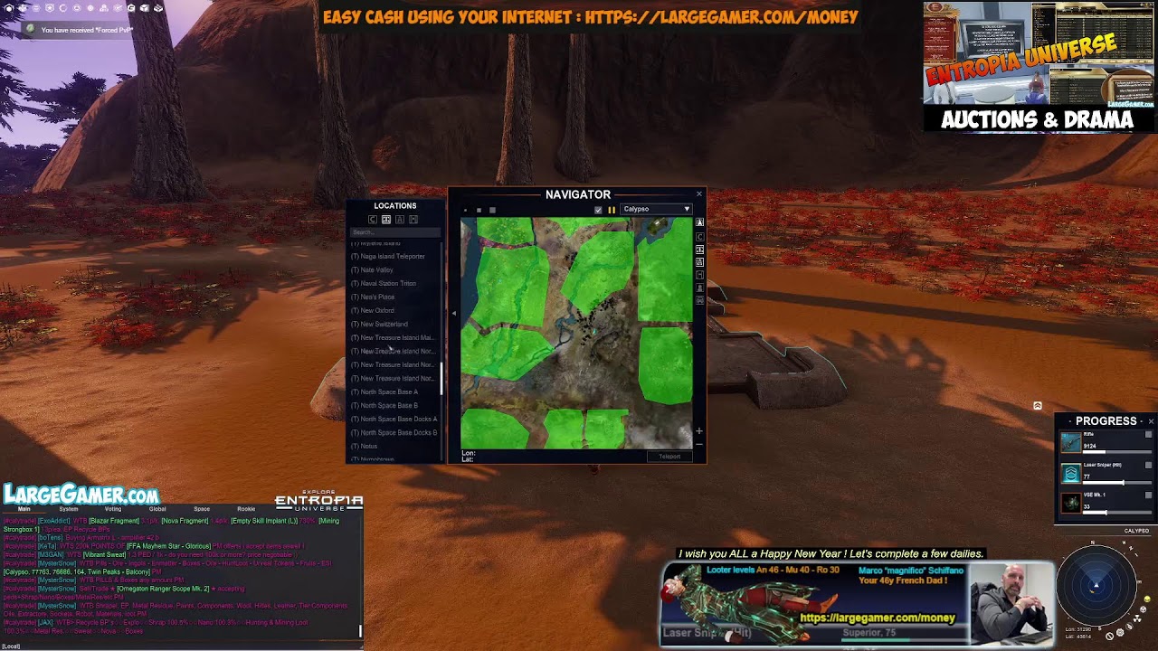 Entropia Universe - Daily Missions Primordial Longu, Kreltin, Boorum