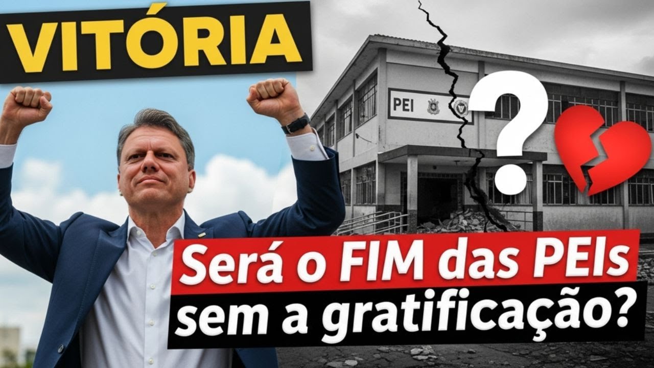 TARCÍSIO QUER CORTAR A GRATIFICAÇÃO: AS PEIs VÃO SOBREVIVER?