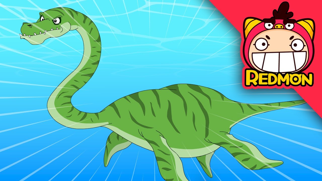There were dinosaurs under the sea? | Exploring dinosaurs | dinosaur cartoon | REDMON