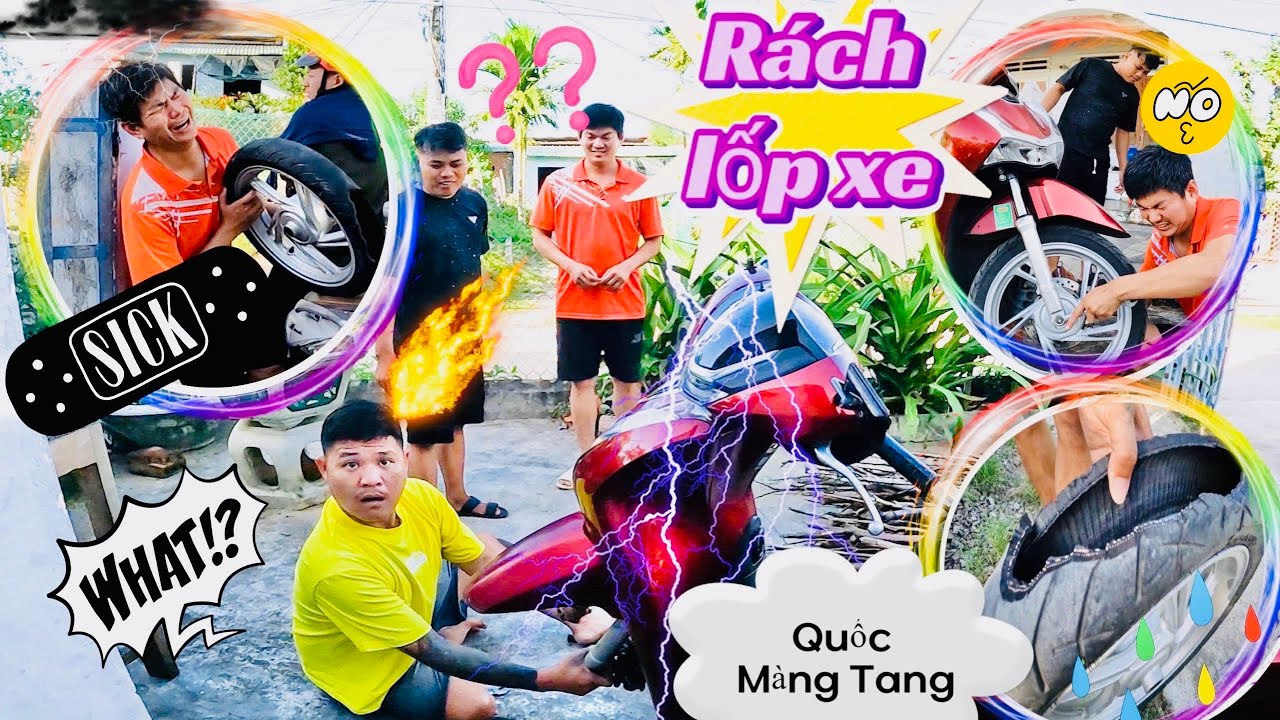 Thiết Khmer ph&aacute; n&aacute;t Lốp Xe SH R&igrave;u Khờ l&agrave;m H&ograve;a R&acirc;m , Quốc Bẻm chịu trận?