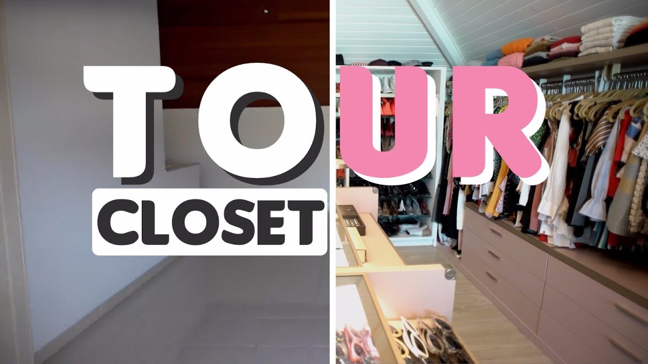 MEU SOTÃO: TOUR PELO CLOSET