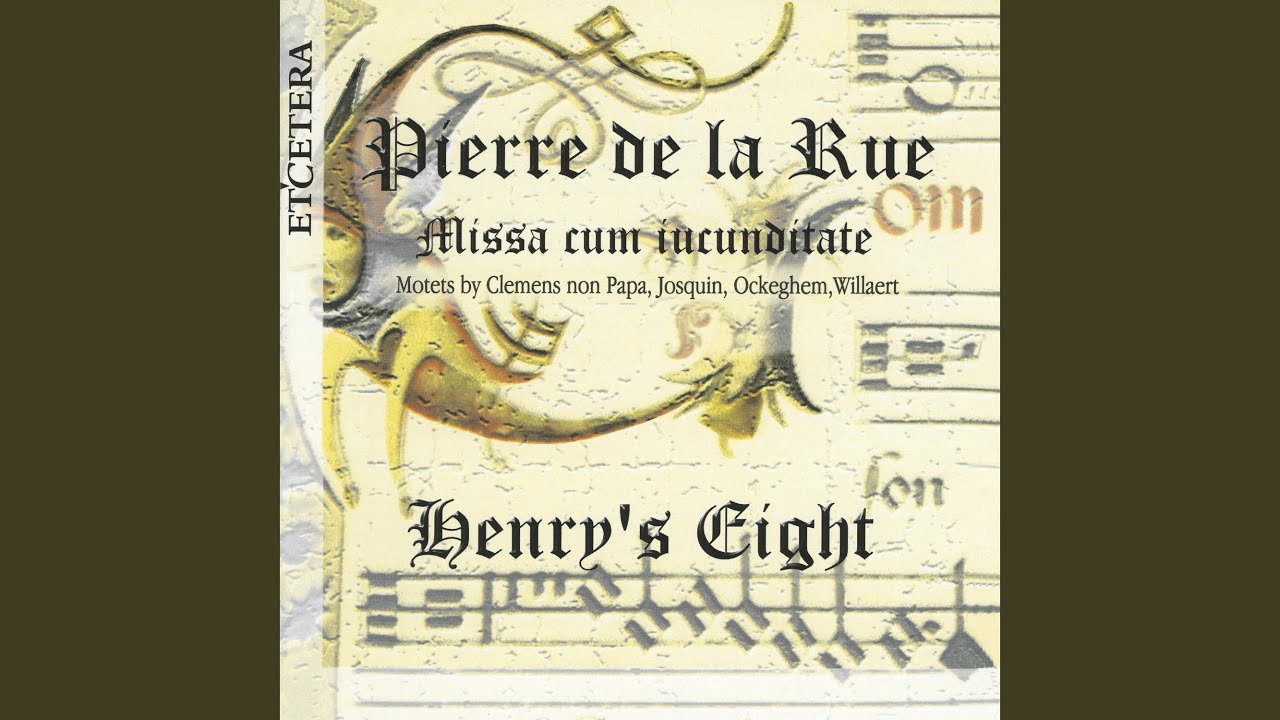 Missa cum iucunditate ; sanctus benedictus