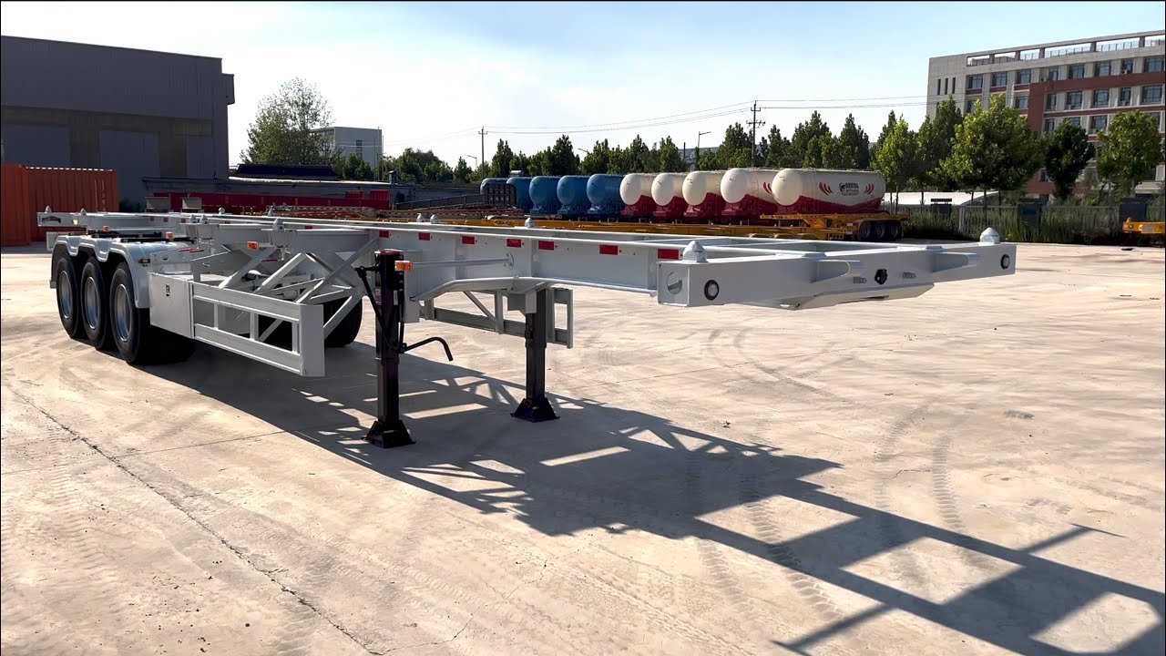 40ft Container Chassis Skeleton Trailer Manufacturing