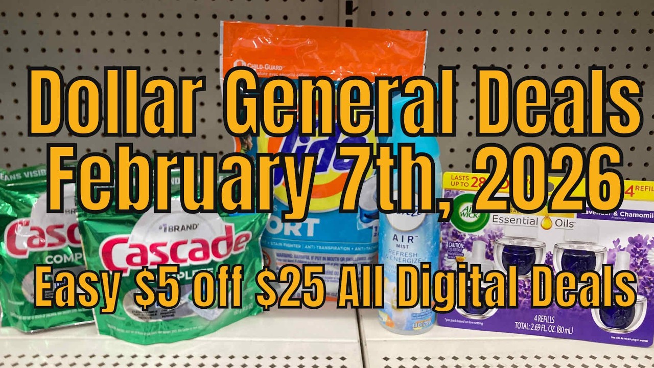 07.02.2026 - В субботу в Dollar General действуют купоны на скидку 5 долларов при покупке на сумм...