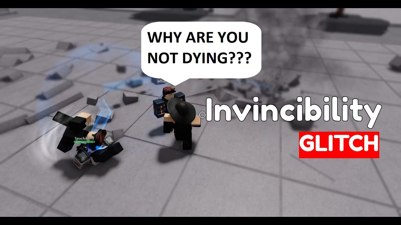INVINCIBILITY GLITCH In The Strongest Battlegrounds