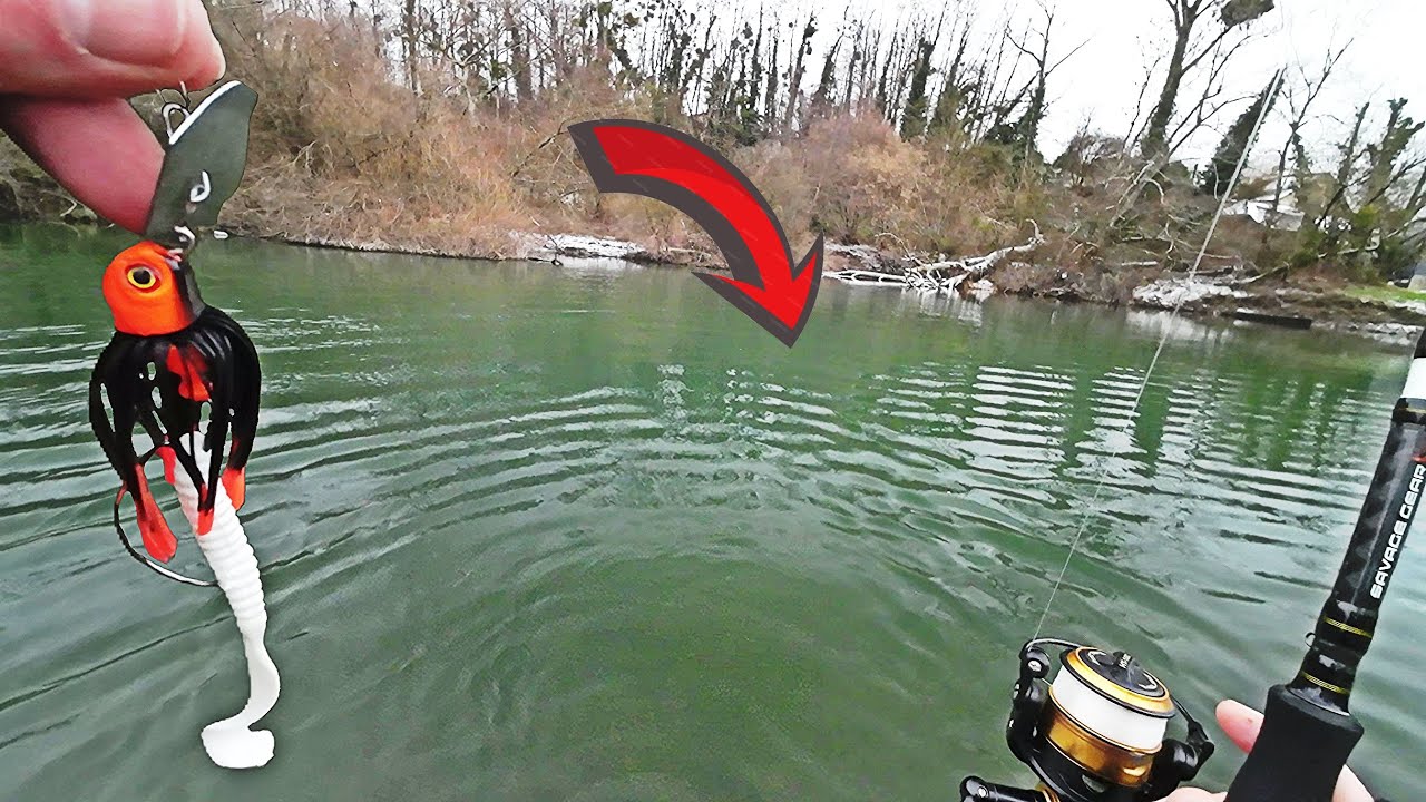 Brochet en hiver : ce leurre hybride est idéal pour attraper le gros brochet de cette fosse !