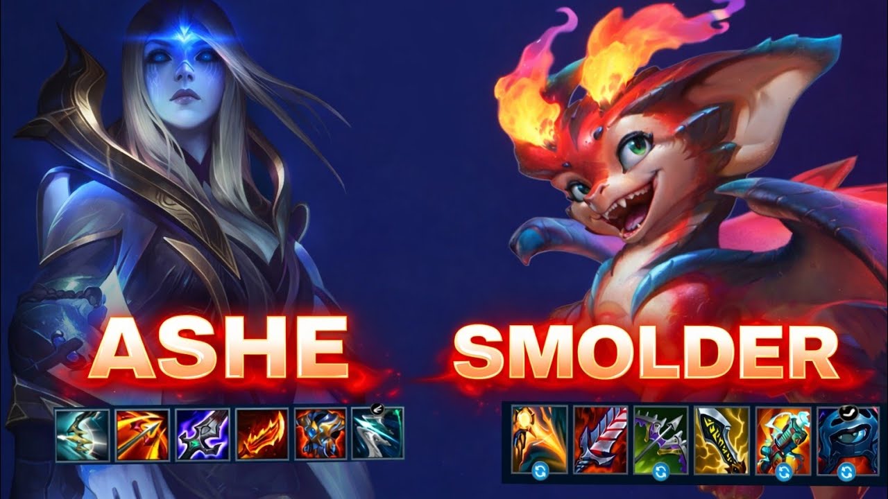 WİLD RİFT SMOLDER ASHE TAKIM BANA DÜŞMAN 