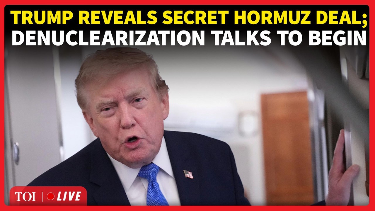 Trump Drops Iran Bombshell: 'Hormuz Deal Reached'; Says Denuclearization Talks Start Now | LIVE