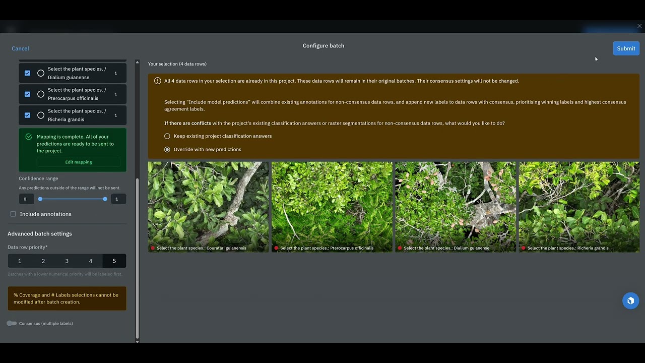 🌿 Labelbox × Pl@ntNet — Demo classification workflow
