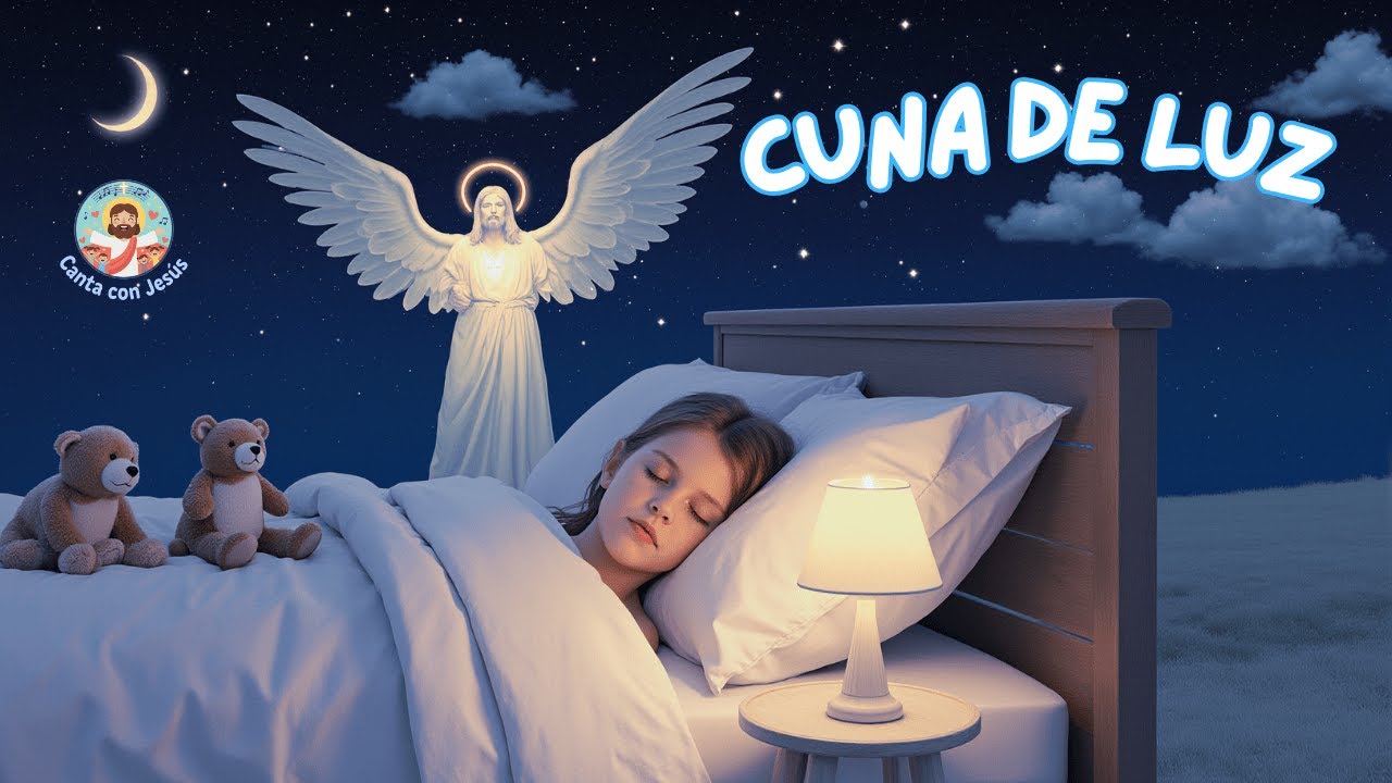 CUNA DE LUZ – Canciones Cristianas para Niños | Música de Cuna y Alabanza Infantil