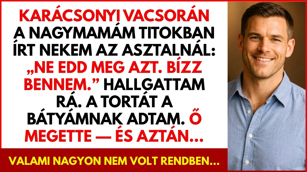 Nagyi titokban írt: „Ne edd meg. Bízz bennem.” A tortát a bátyám kapta…