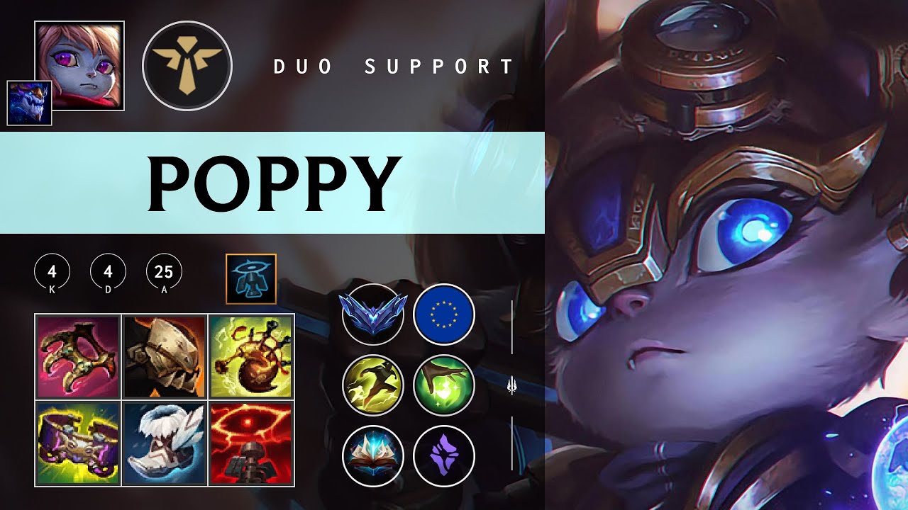 Poppy Support vs Sylas - EUW Diamond Patch 26.01