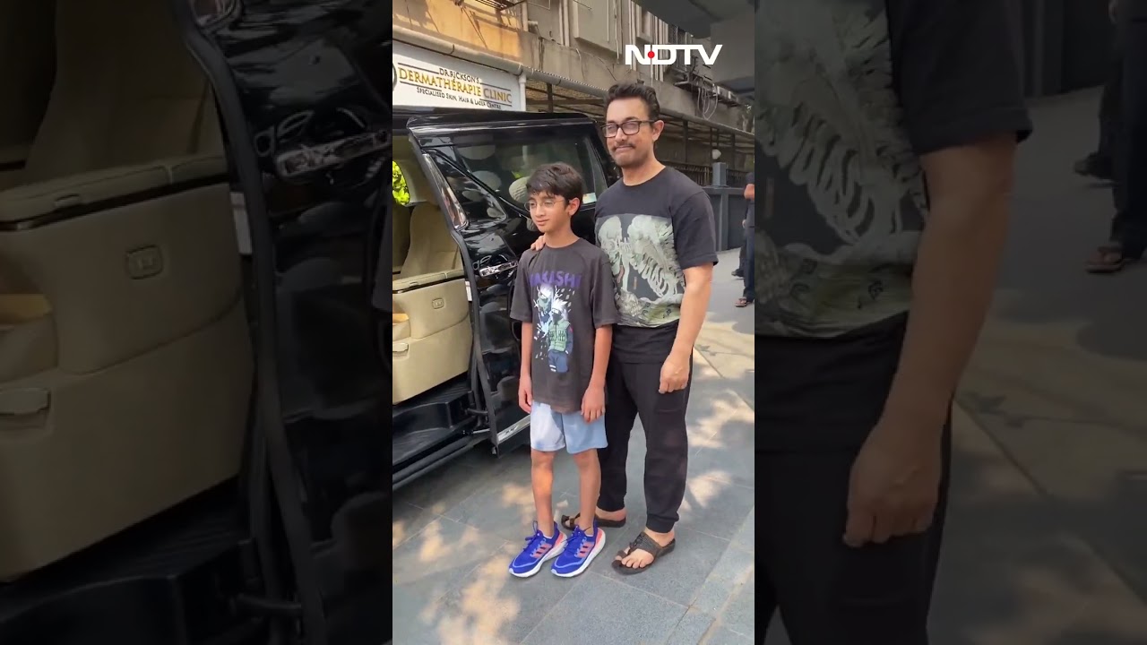 Aamir Khan बेटे Azad के साथ हुए स्पॉट