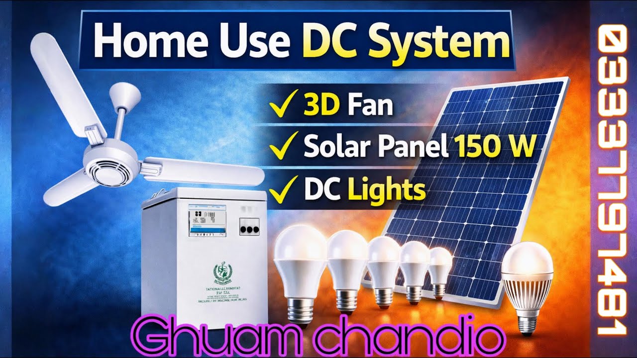 DC Box Home Solar System – Simple aur Ghareeb Dost Solution