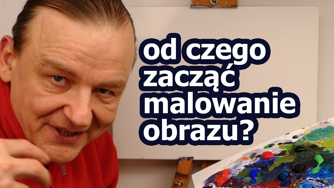 OD CZEGO ZACZĄĆ MALOWANIE OBRAZU? - LAS cz. 1. [vlog #731]