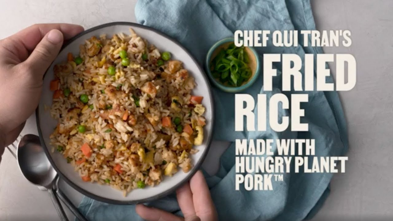 How to Make Plant-Based Pork Fried Rice with Hungry Planet Pork&trade;