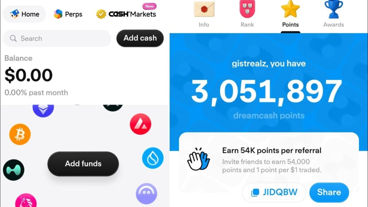 Dreamcash App Points Reward: How to Position  for Season 1 Campaign 