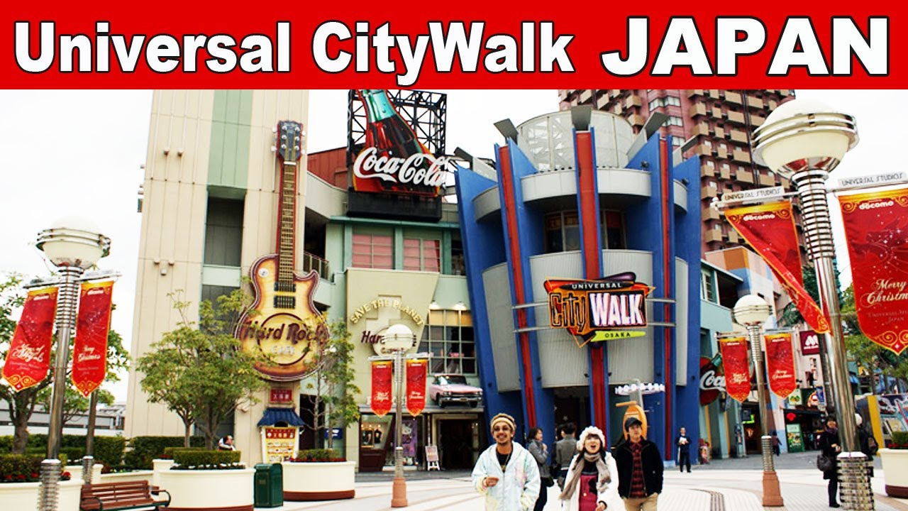 Universal Walk City OSAKA 大阪  Japan Universal Studio Japan  Virtual Tour 2021 (4K)