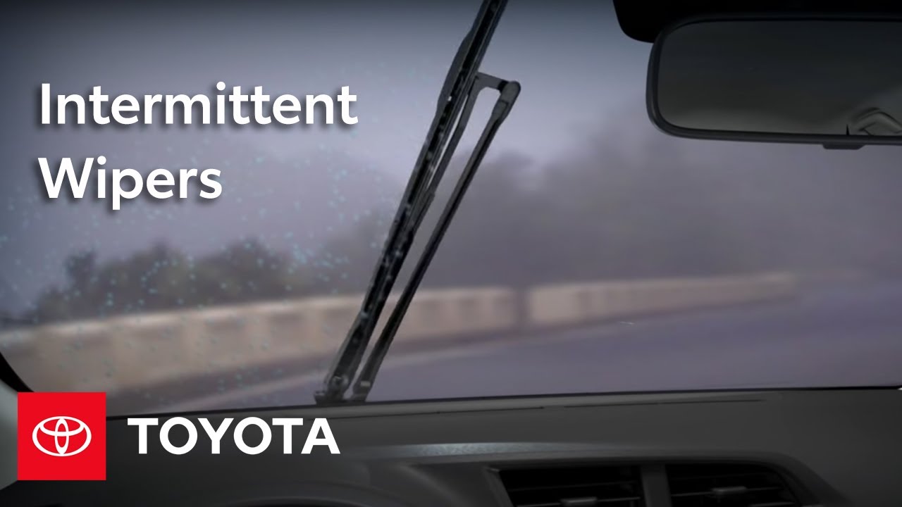 2012 Yaris How-To: Intermittent Wipers | Toyota