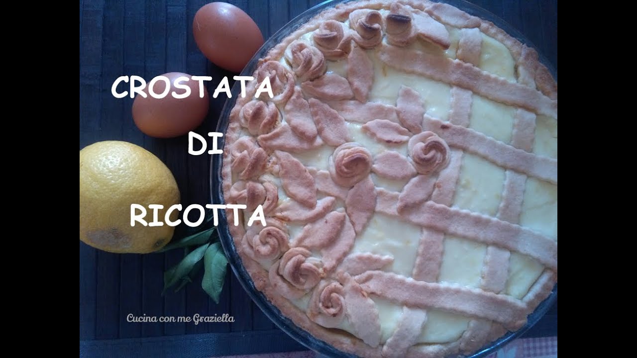 La crostata di ricotta  fatta in casa