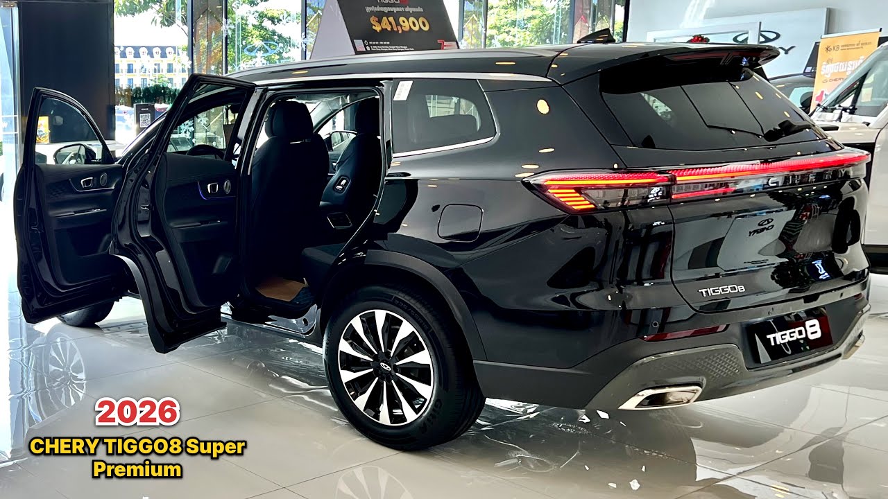 Новинка! Chery Tiggo 8 Super Premium 2026 года — обновленный экстерьер и интерьер.