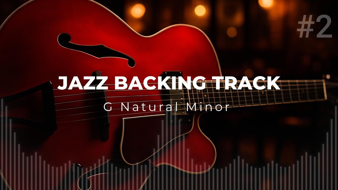 Jazz Backing Track #2 – G Minor 86 BPM Play Along & Improvise of Smooth Jazz