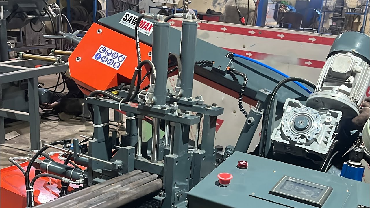 SAWMAX HBA210 #Automatic #bandsaw #machine for #metalcutting 