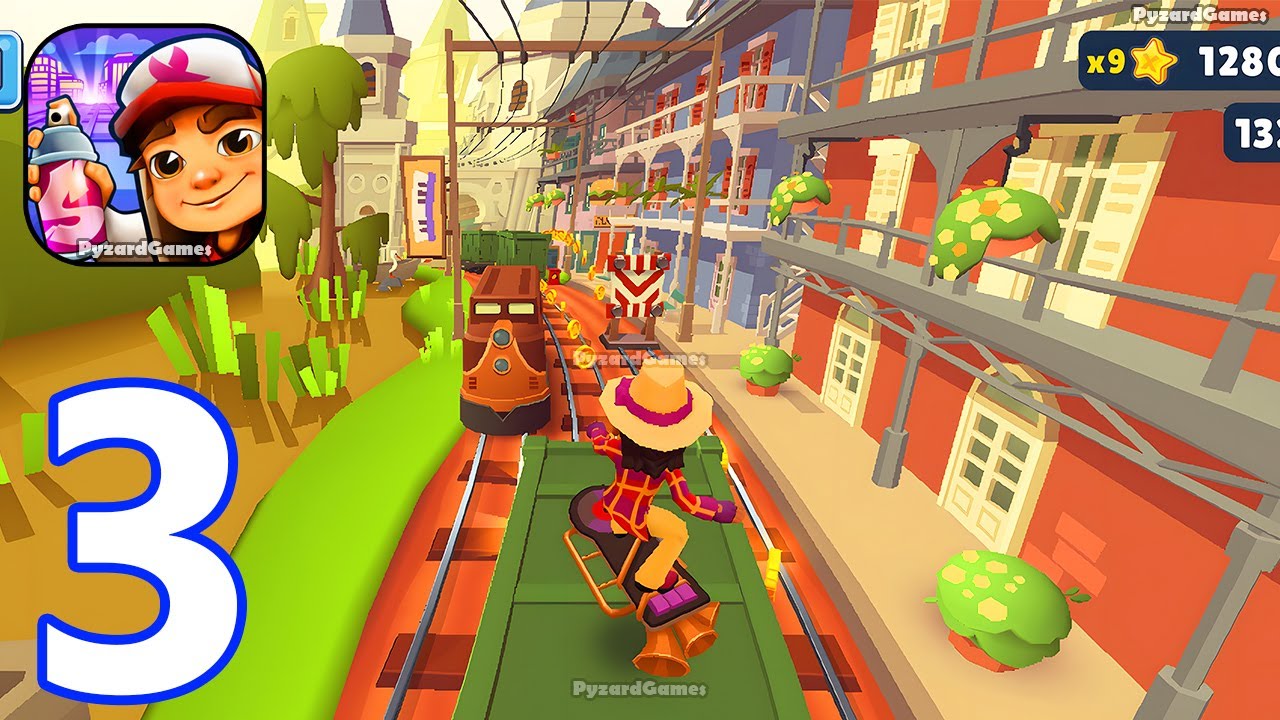 Subway Surfers - Gameplay Walkthrough Part 3 New Update New Orleans (iOS, Android Gameplay)