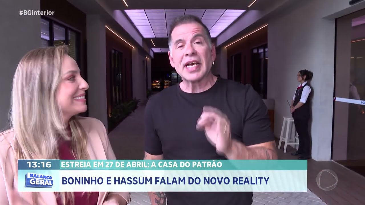 Estreia em 27 de Abril: A Casa do Patr&atilde;o, Boninho e Hassum falam do novo reality
