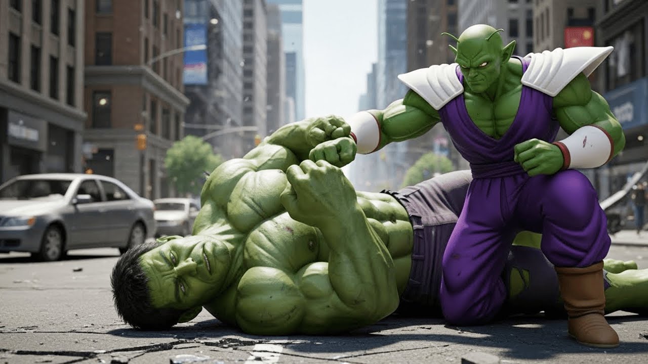 Piccolo Attacks Hulk, Goku Defeats Piccolo To Protect Hulk | Unexpected Alliance