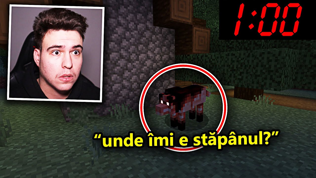 Dacă vezi acest câine noaptea în satul tău.. pleacă de acolo acum! (Minecraft)