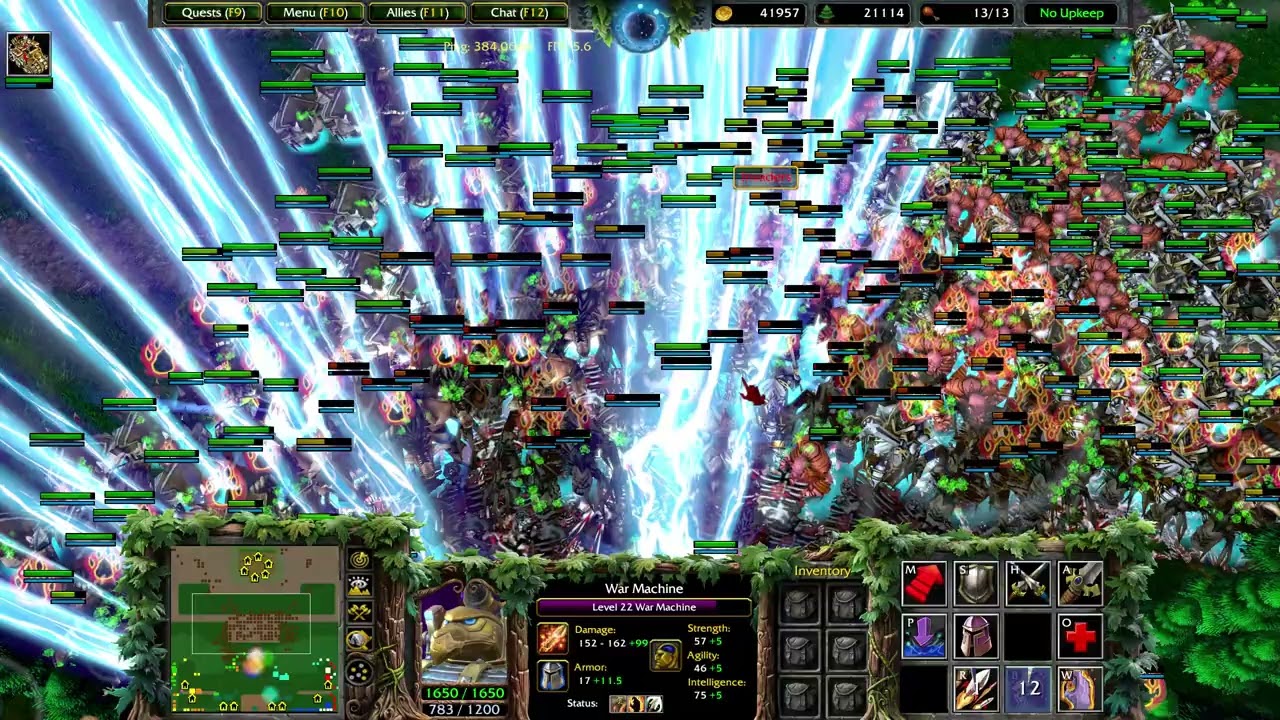 Warcraft 3 Frozen Throne – Flamejant Hero Defense (Siege Tank Gameplay) | Classic Custom Map