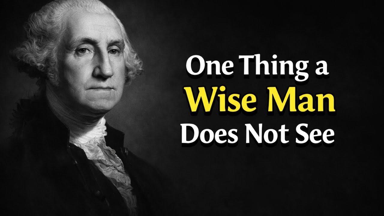 One Thing a Wise Man Does Not See | George Washington’s Timeless Wisdom on Life & Character
