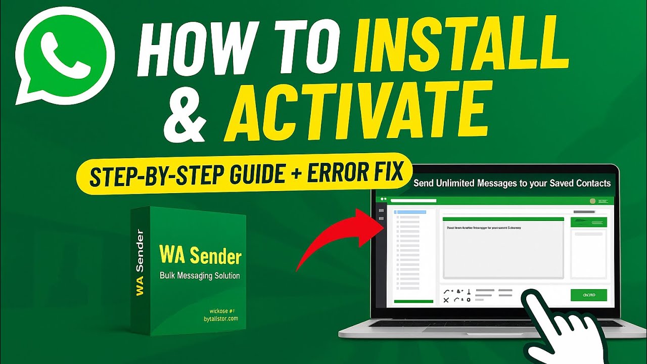 How to Install WA Sender Bot | All Errors Fixed!