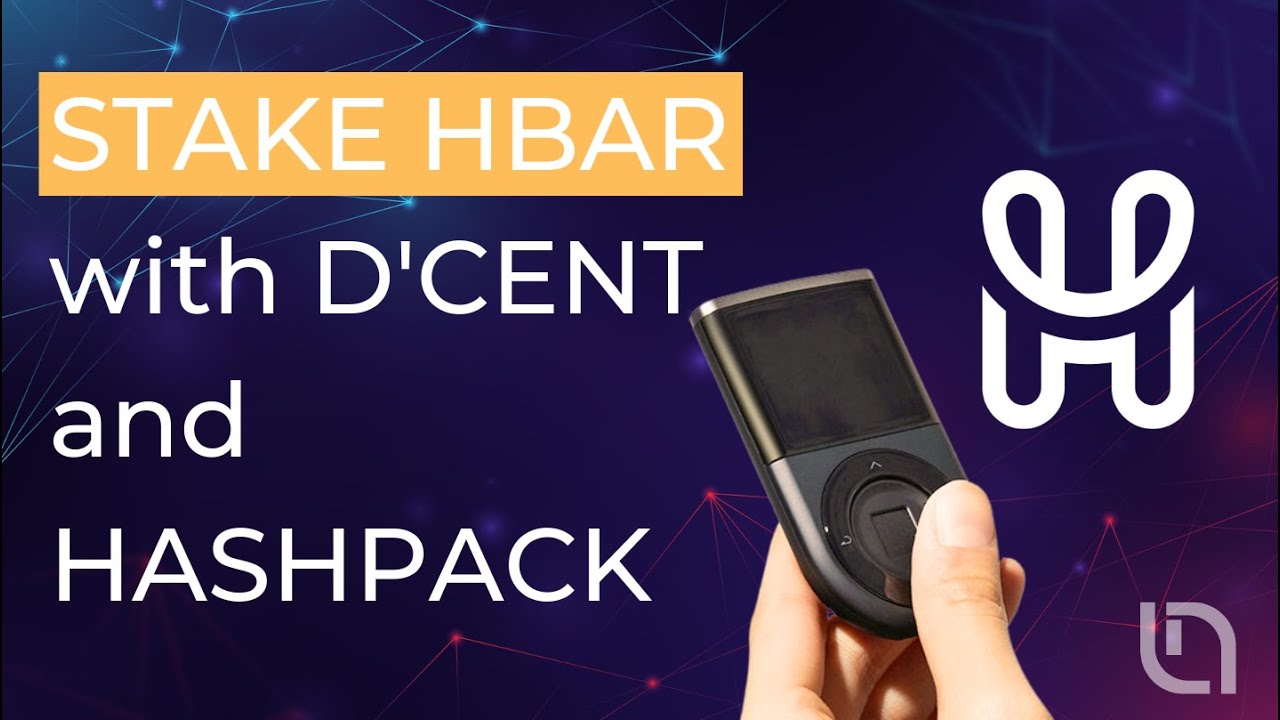 How to Stake HBAR with D'CENT and HASHPACK Wallet