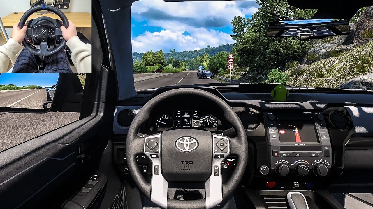 Toyota Tundra XK50 - Euro Truck Simulator 2 [Steering Wheel Gameplay]