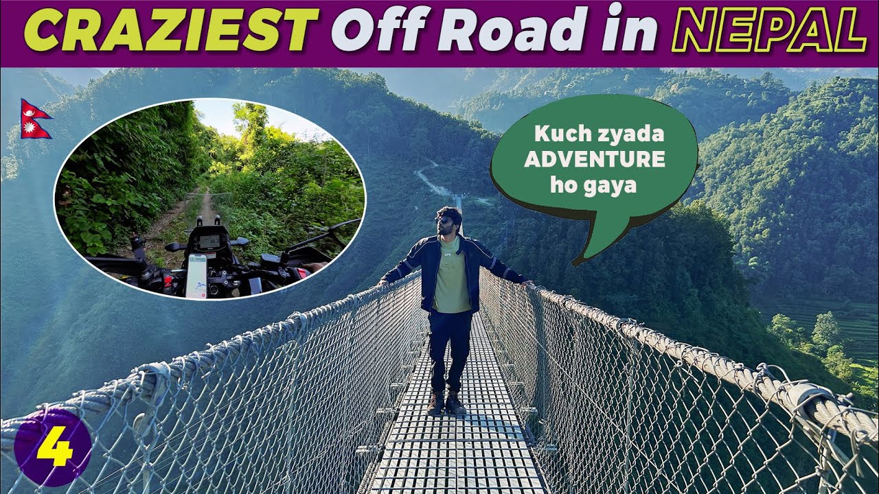 Extreme OFF ROADING in Nepal while going to Pokhara | India to Nepal Ride