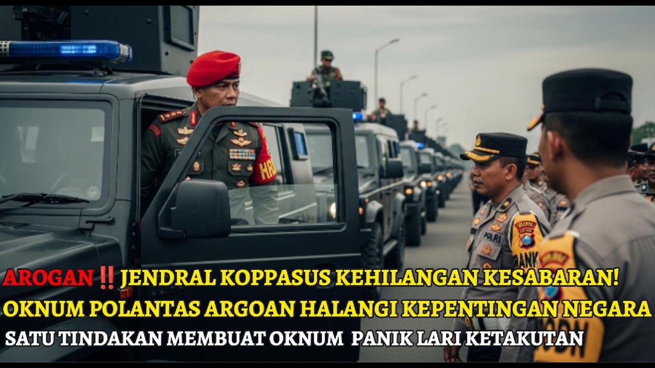 SOMBONG ‼️JENDRAL KOPASUS KEHILANGAN KESABARAN KARENA SEORANG OKNUM POLANTAS MENGHAMBAT TUGAS NEGARA