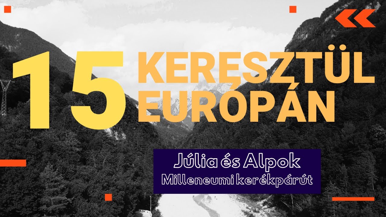 Keresztül Európán 15. rész  - A milleniumi kerékpárút I. 🛣️   ⁨@szabokrisztian78 ⁩