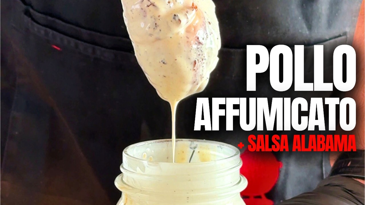 🍗 POLLO AFFUMICATO PERFETTO: fusi con pelle croccante (+ Alabama White Sauce)