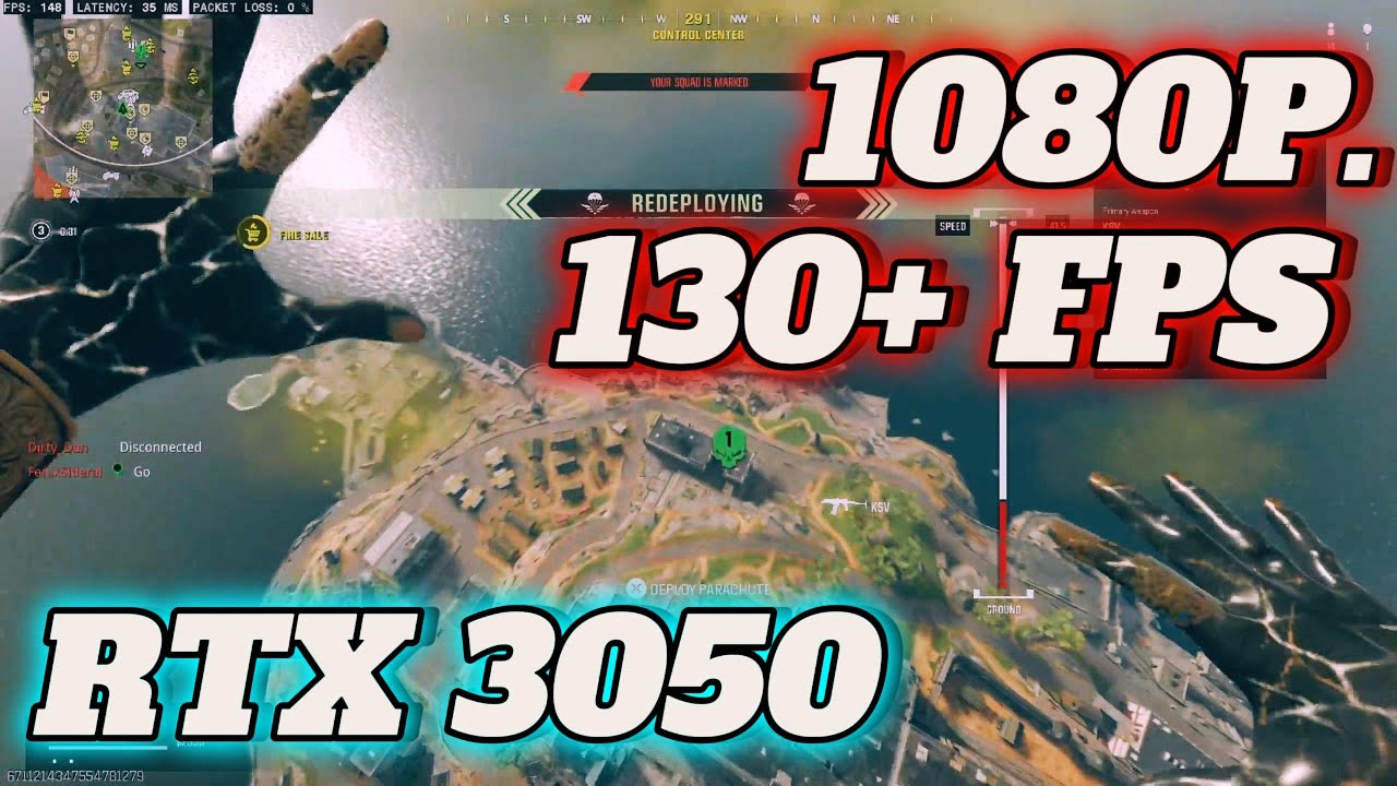 CALL OF DUTY - WARZONE 4, RTX 3050 1080P ( 130+ FPS ) 🔥 BEST SETTINGS !!