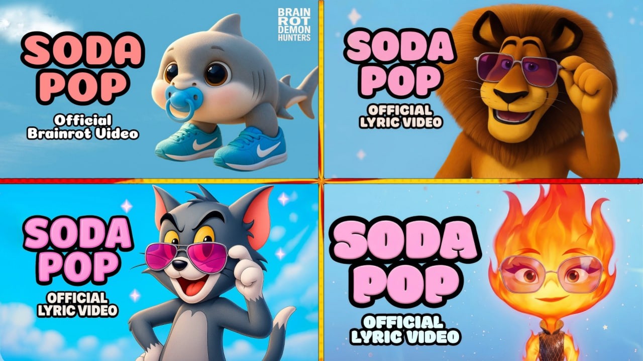 BABY BRAİNROT🆚MADAGASKAR🆚TOM AND JERRY🆚ELEMENTAL[SODA POP MEGA BATTLE 🎵 Who Is Best#19