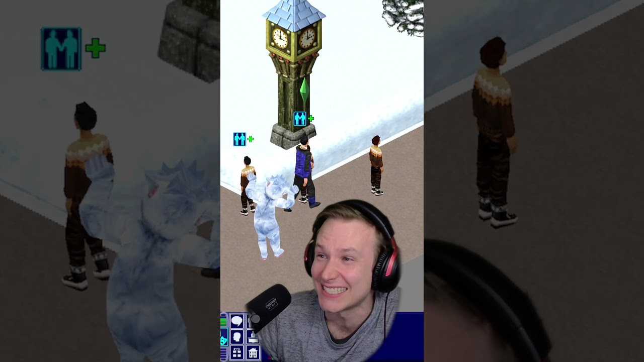 Sims 1: kuinka saada kavereita... ja ylennys #shorts #sims #laeppavika #sairasta #hauska #meemi