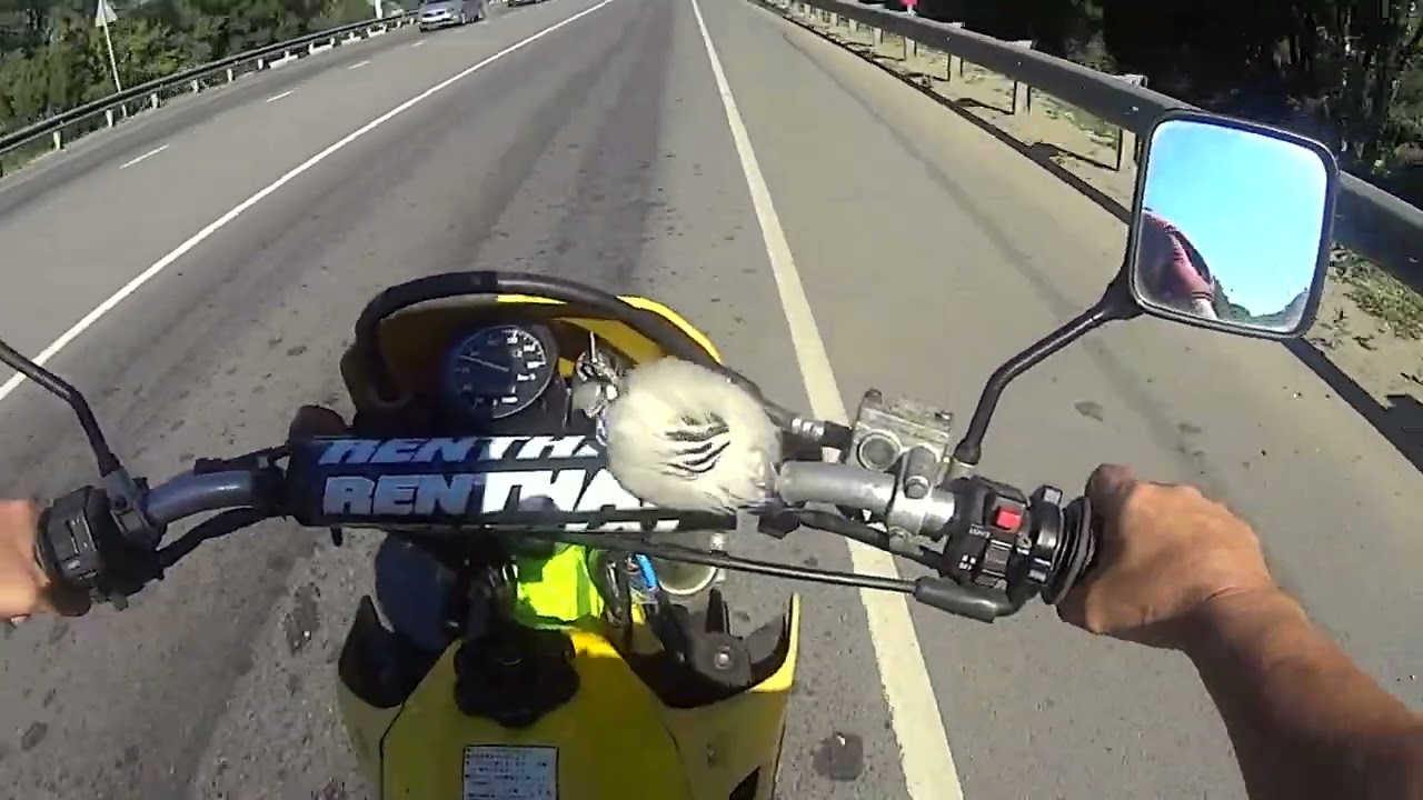 Просто покатуха на SUZUKI TS 200 R