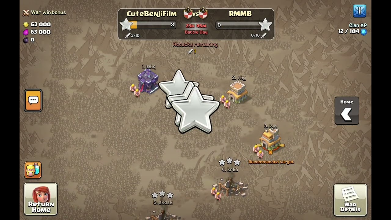 Clan wars by myself 